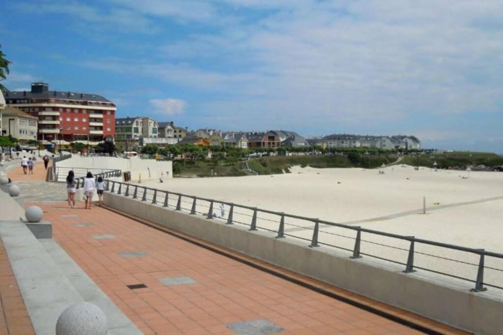 Apartamento Playa A Rapadoira Con Terraza Фос Экстерьер фото